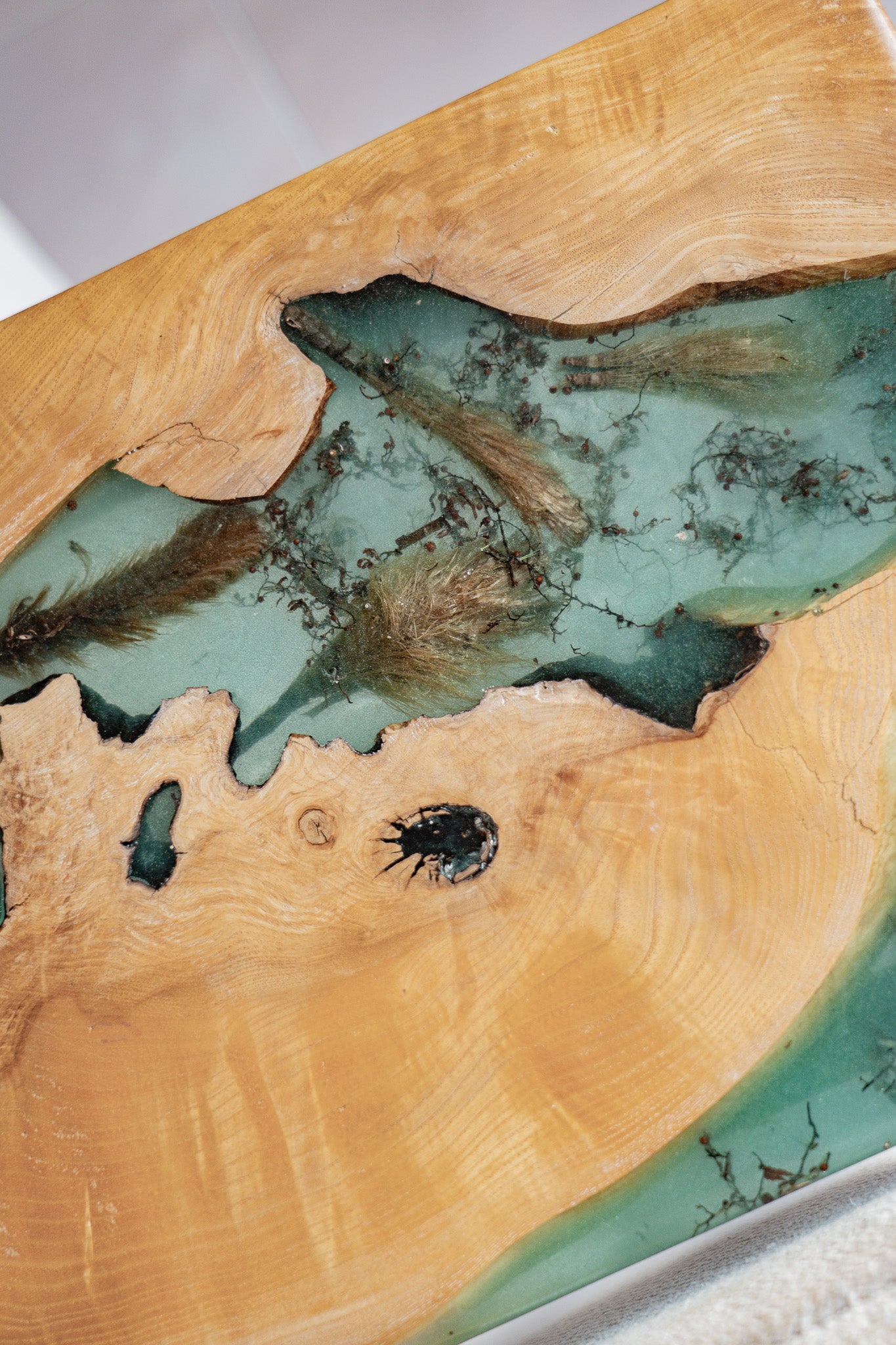 Detailed image of the Ibiza line side table
