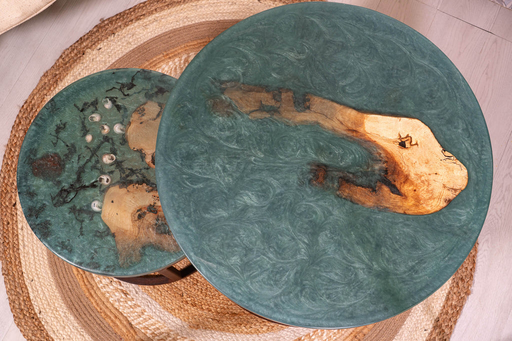 Craft, handmade, hecho a mano, artesanal, mesa redonda