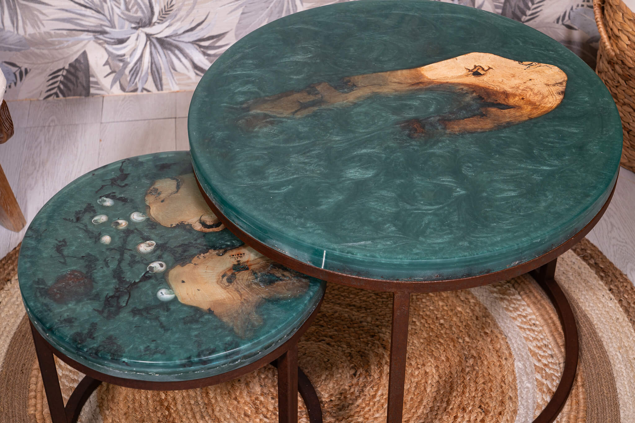 Craft, handmade, hecho a mano, artesanal, mesa redonda