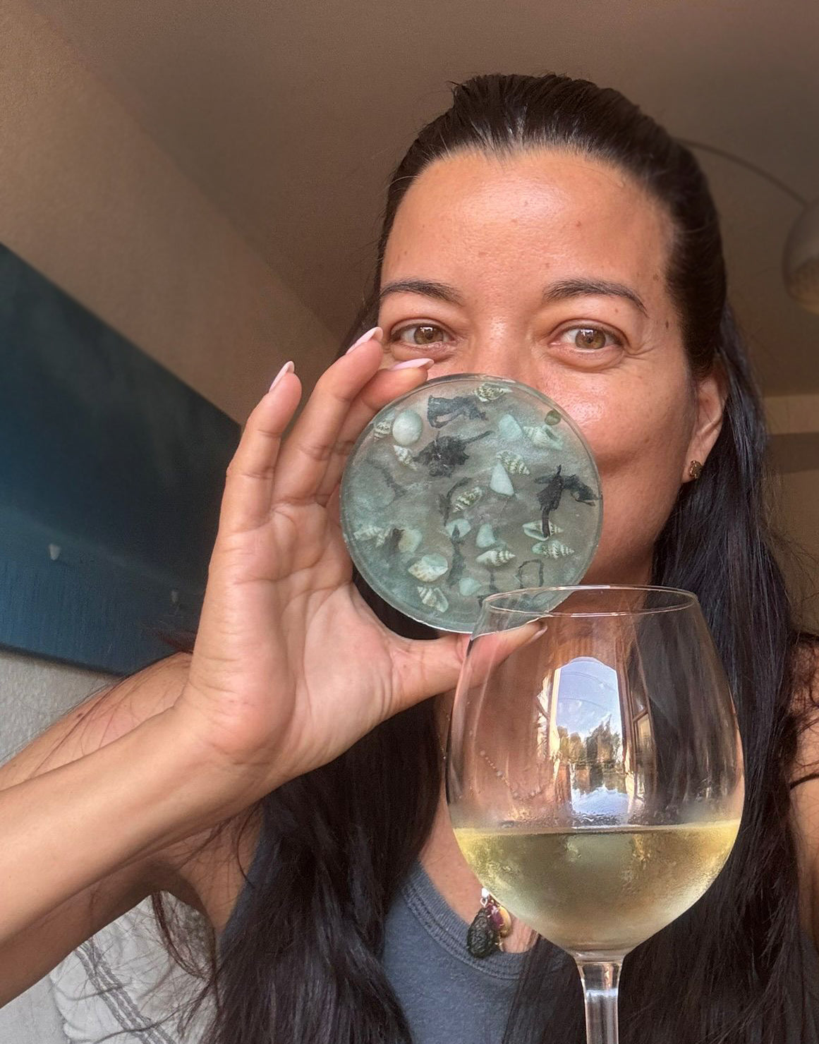 Posavasos Artesanales -  Set de 4 - Línea Ibiza