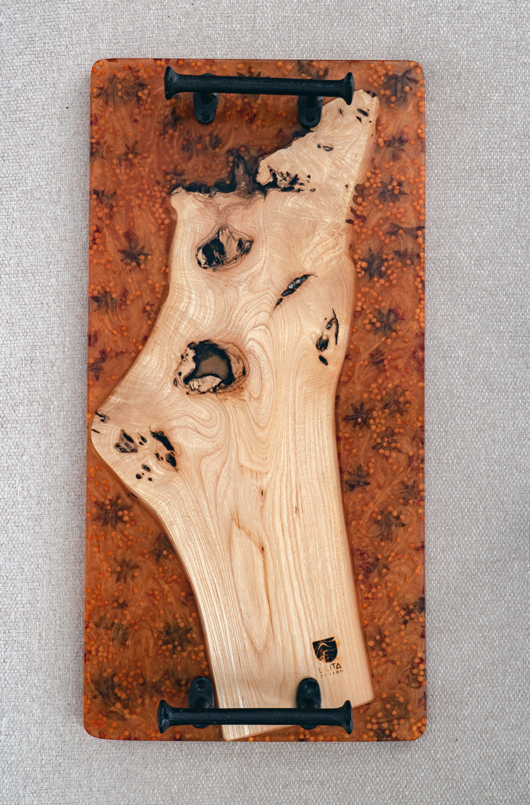 Handcrafted tray - VAL003BA